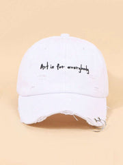 Men's Iron Ring "Art Is For Everybody" Adjustable Baseball Cap