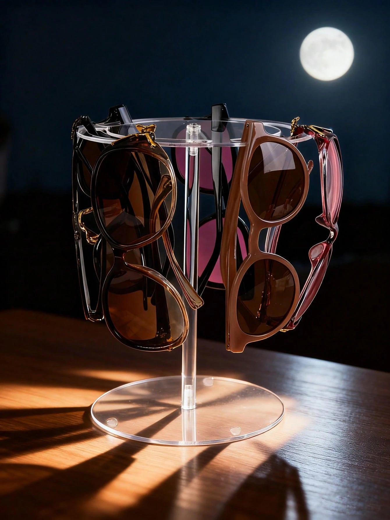1pc Acrylic Sunglasses Display Stand