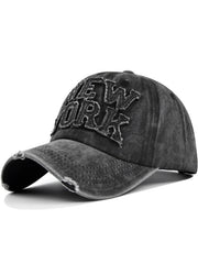 1pc New York Washed Baseball Retro Sun Hat