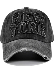 1pc New York Washed Baseball Retro Sun Hat