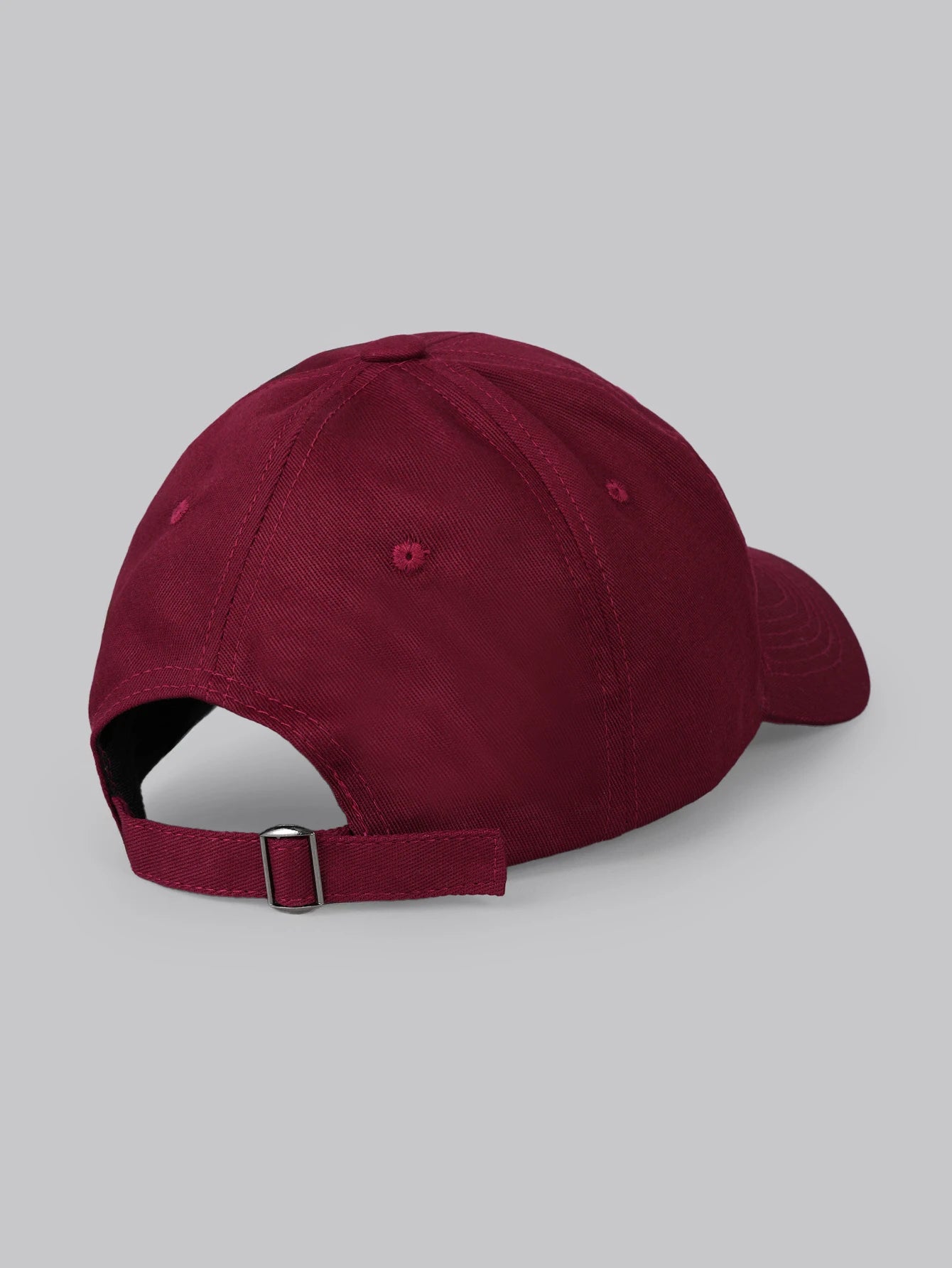 1pc Wine Red Oversized Brim Sun-Shading Versatile Baseball Cap