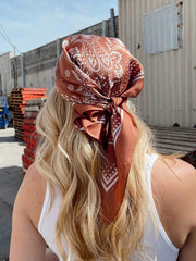 1pc Bohemian Style Paisley Print Bandana