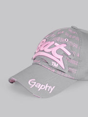 DareSee 1pc Letter Graphic Baseball Street Music Fest Cap