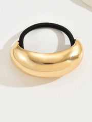 2pcs Punk Geometric Metal Headband Set, Elastic Hair Hoop - www.thetreasurebox.me