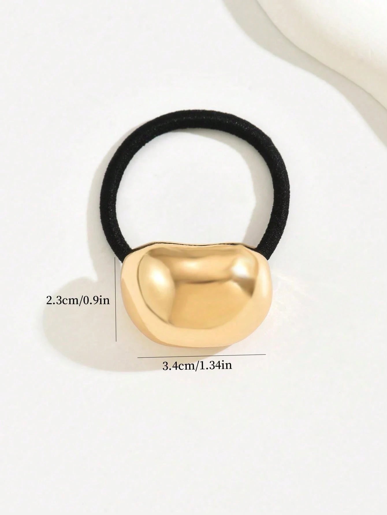 2pcs Punk Geometric Metal Headband Set, Elastic Hair Hoop - www.thetreasurebox.me