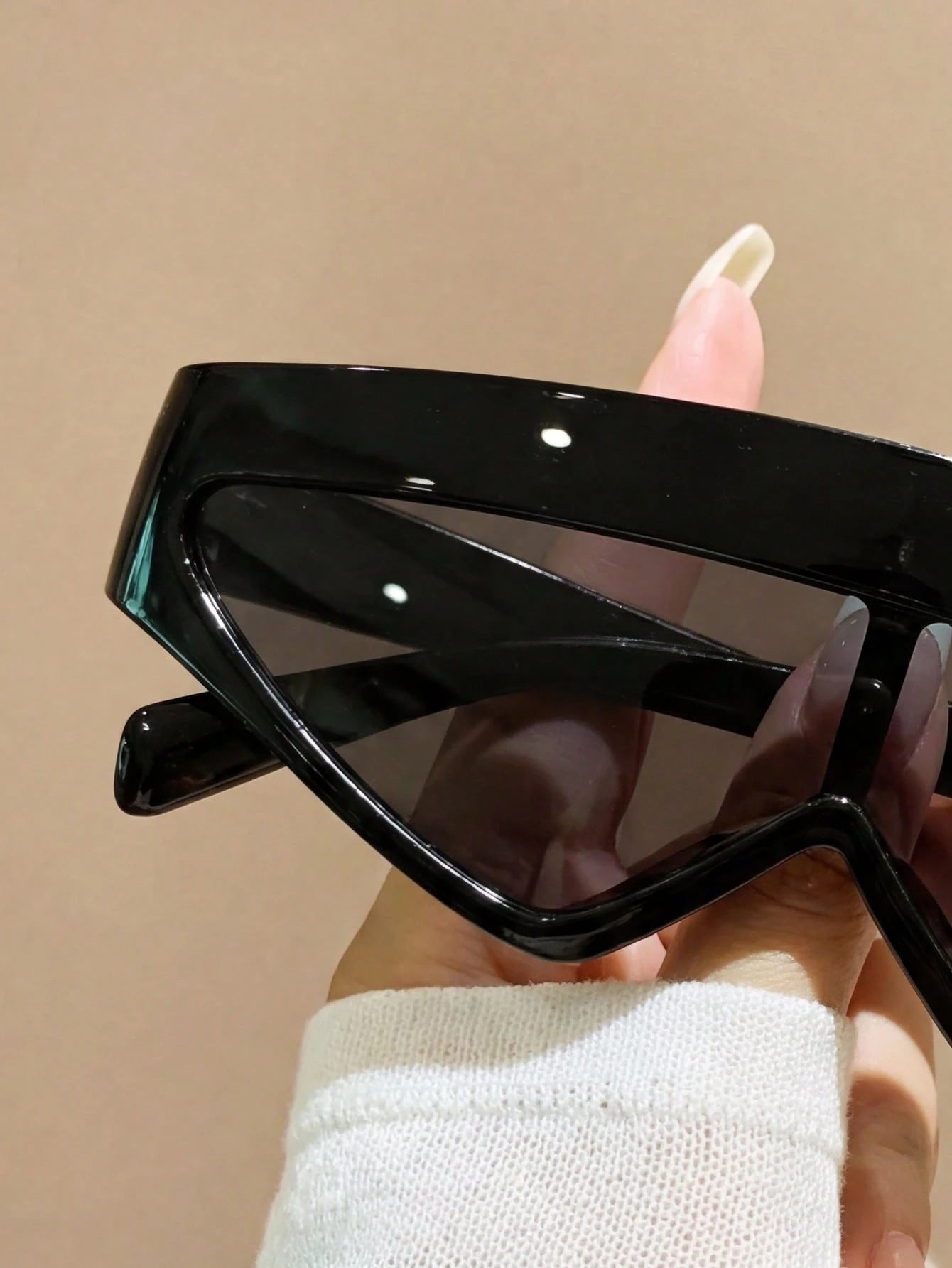 Punk Style Wrap-Around Sunglasses