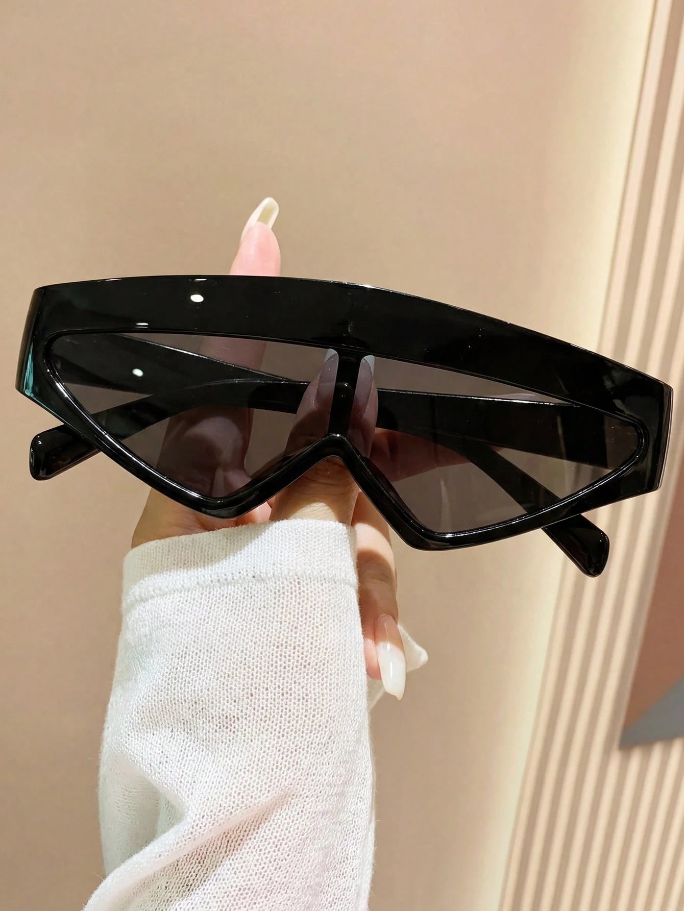 Punk Style Wrap-Around Sunglasses