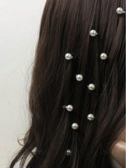 5pcs Faux Pearl Hair Clips