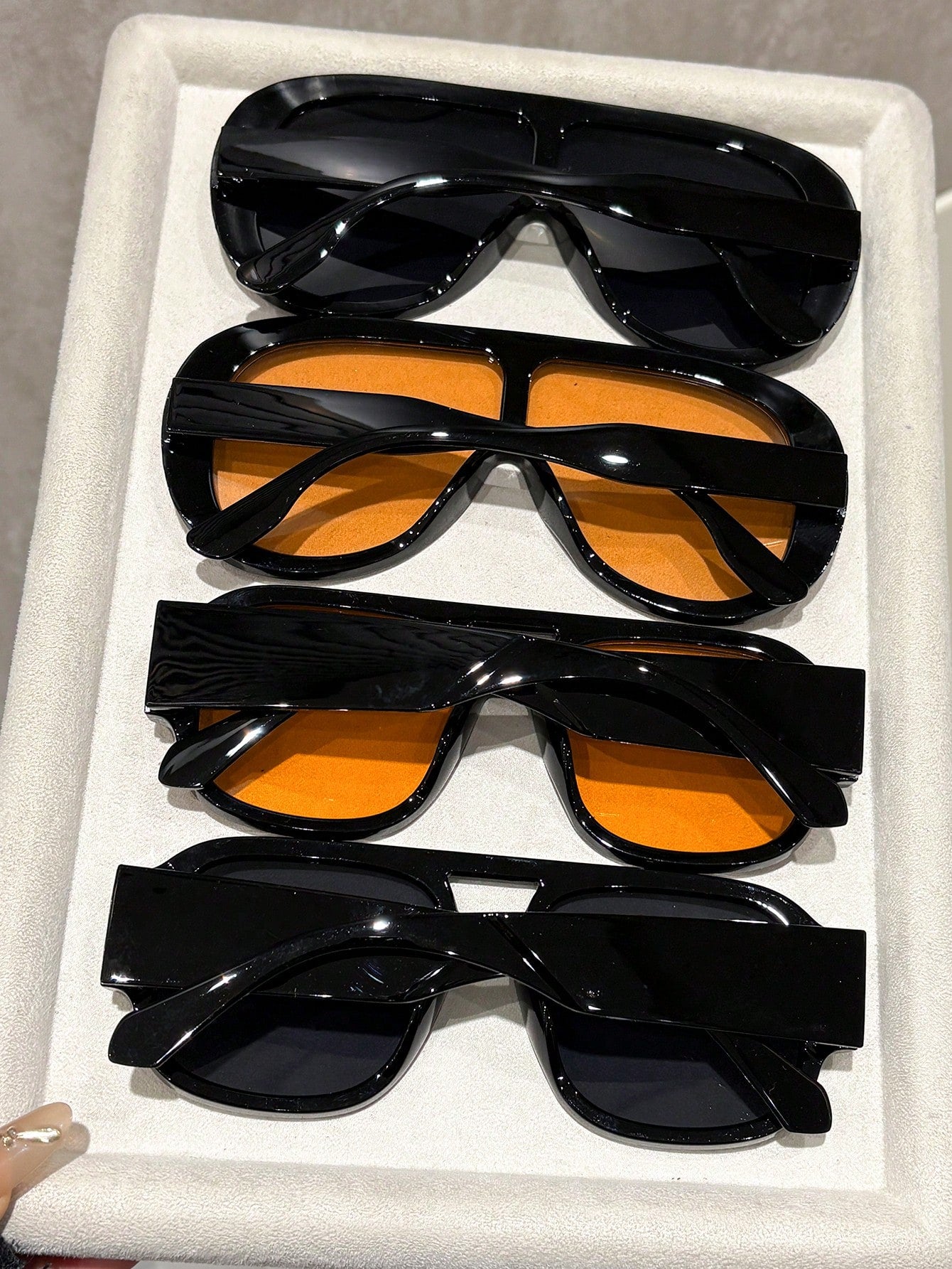 4pcd Personalized Classic Retro Exquisite In Sunglasses