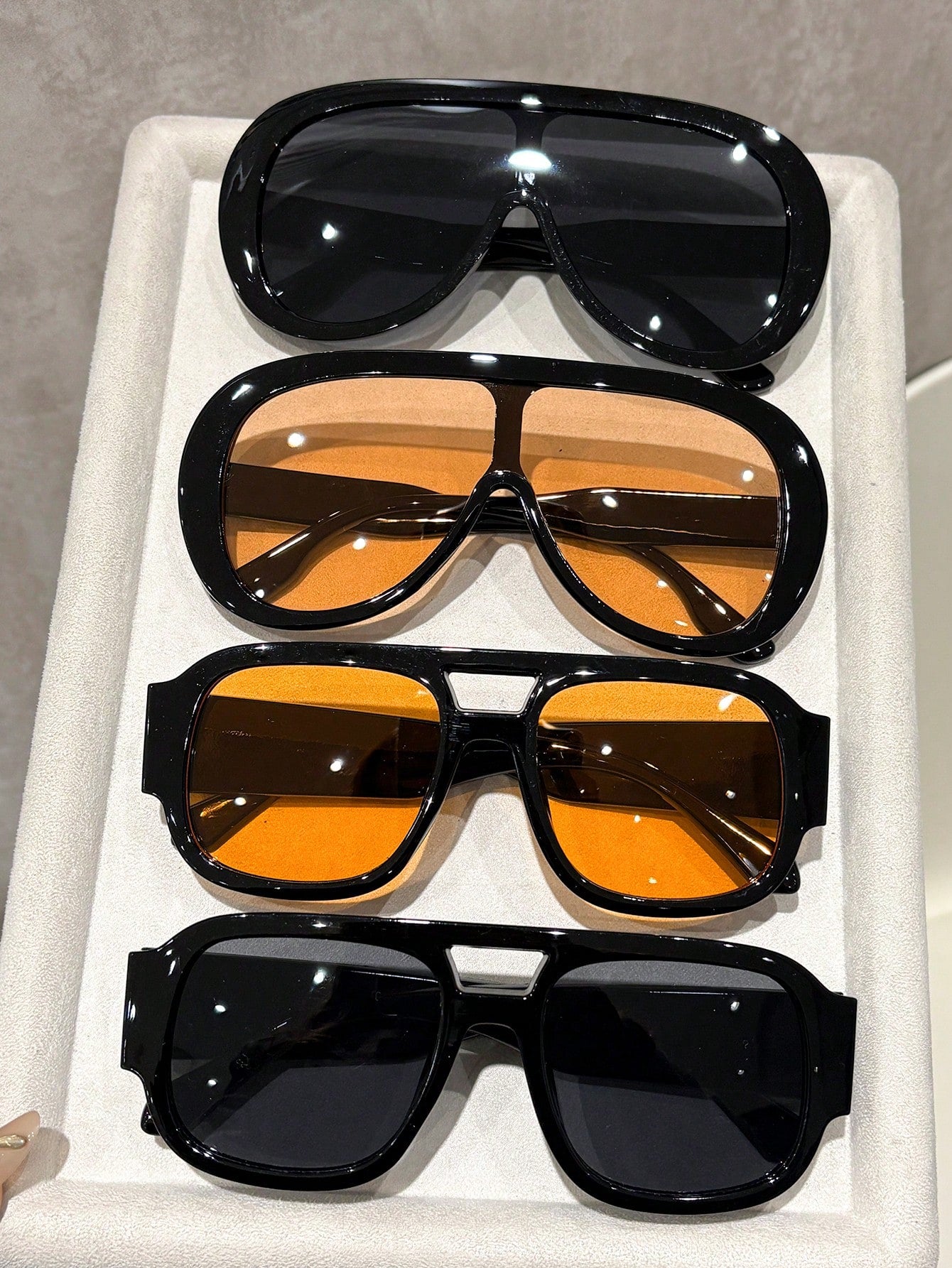 4pcd Personalized Classic Retro Exquisite In Sunglasses