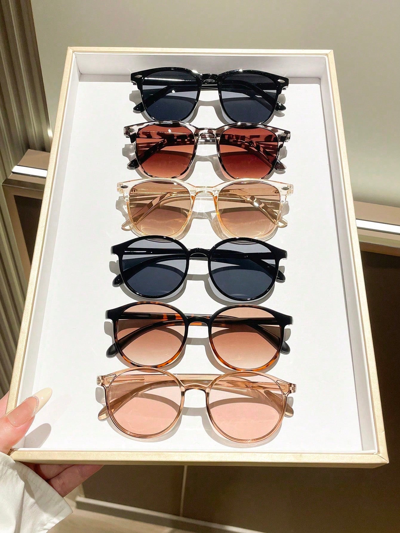 6pcs Y2K Casual Sunglasses Set