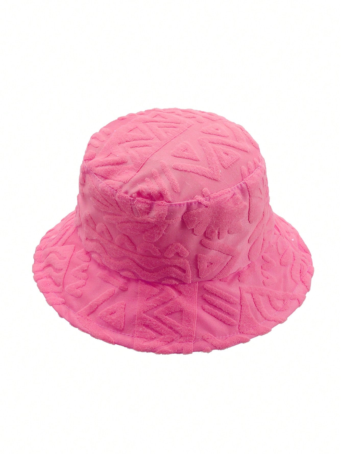 1pc Polyester Casual Street Style Sun Wave Pattern Bucket Hat