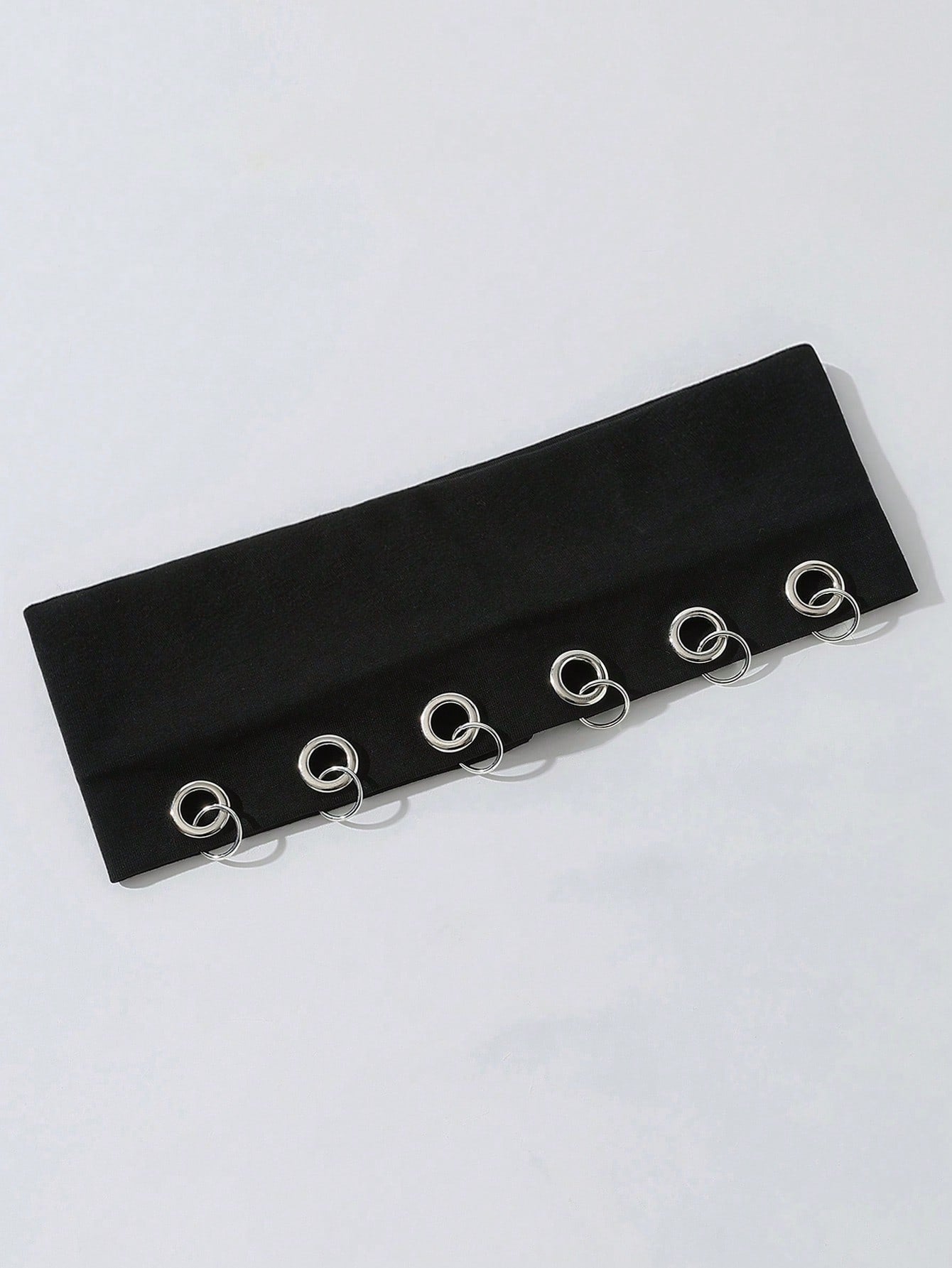 Black Elastic Ring Hollow Out Sports Yoga Wrap