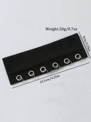 Black Elastic Ring Hollow Out Sports Yoga Wrap