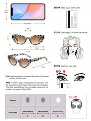 Leopard Print Cat Eye Sunglasses