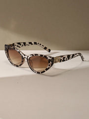 Leopard Print Cat Eye Sunglasses