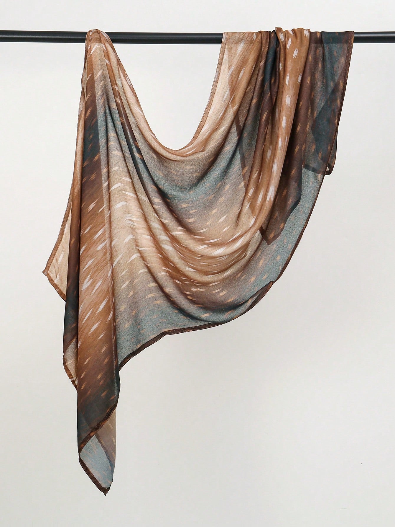 1pc Bohemian Watercolor Print Scarf