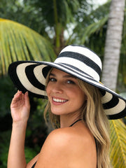 1pc Straw Beach Seaside Travel Sun Protection Vacation Wide Brim Sun Hat