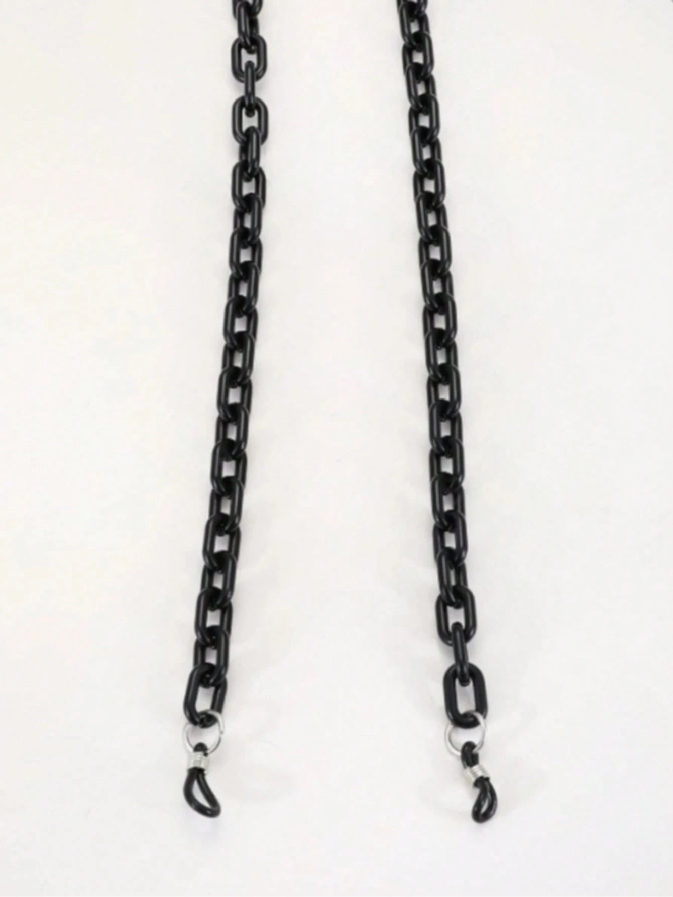 All-Black Turquoise Shell Texture Eyeglasses Chain