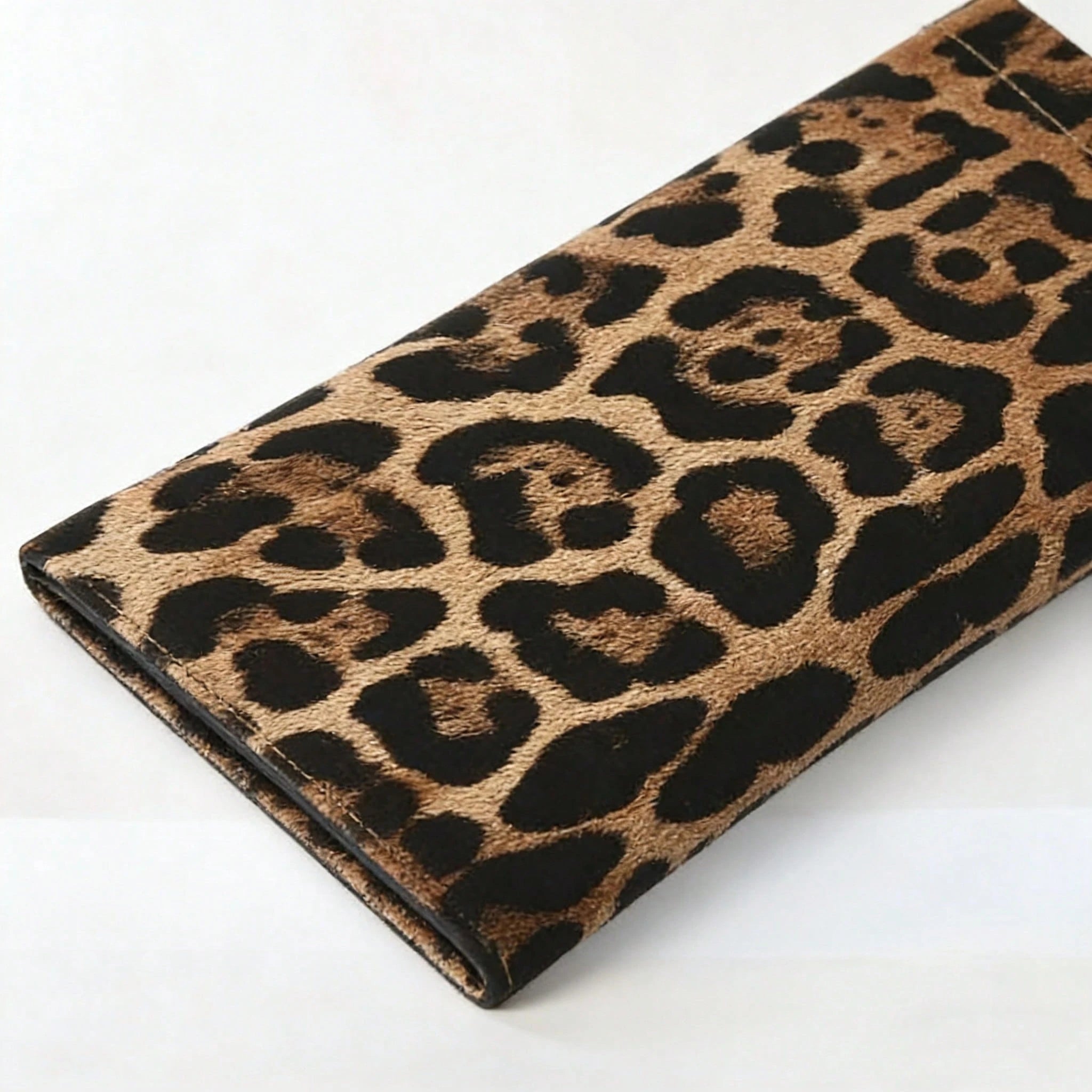 1pc Leopard Print  Glasses Pouch