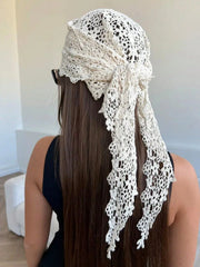 1pc Floral Lace Scarf Headscarf