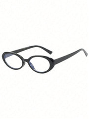 Full-Rim Oval Retro Eyeglasses