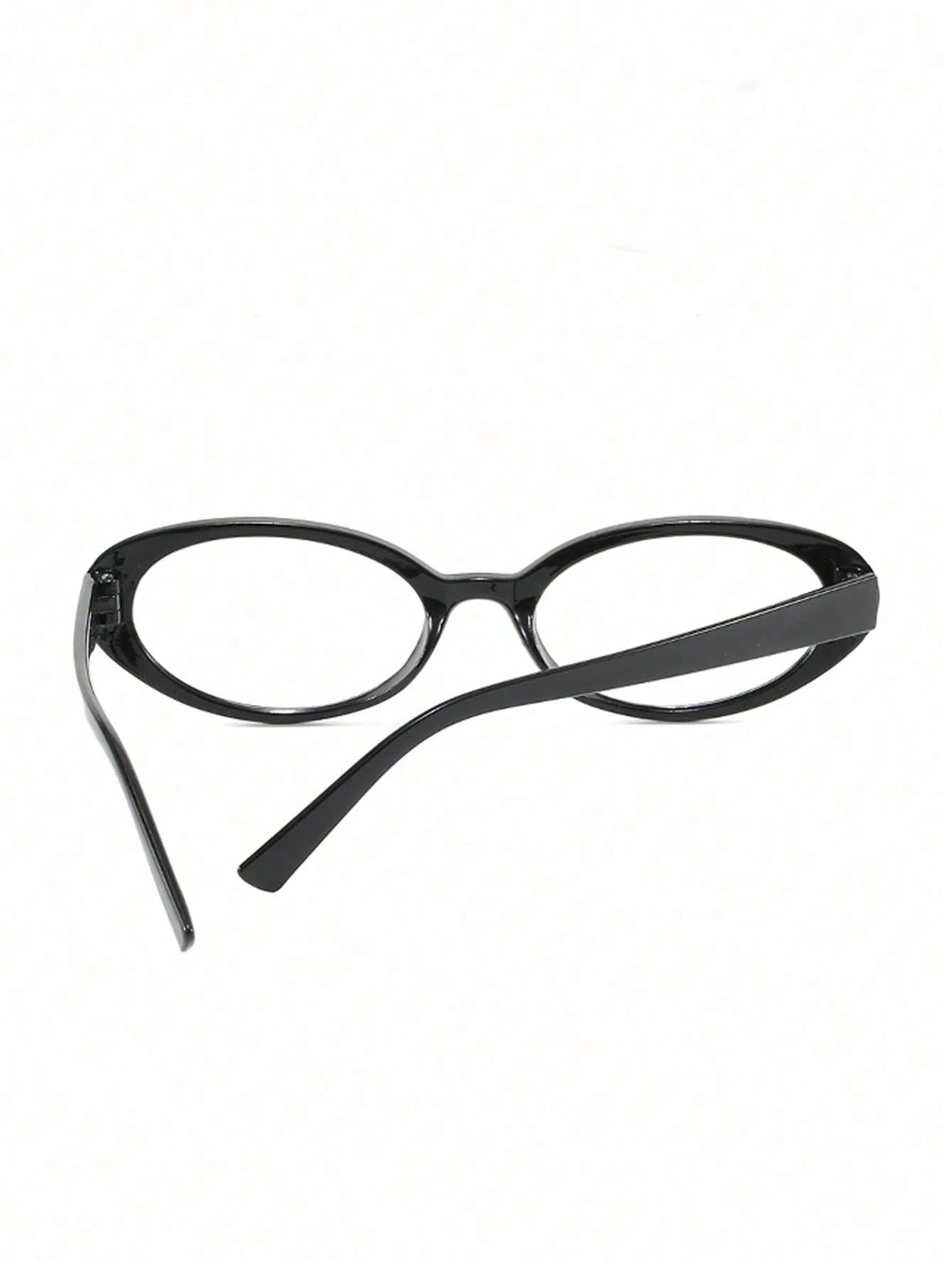 Full-Rim Oval Retro Eyeglasses