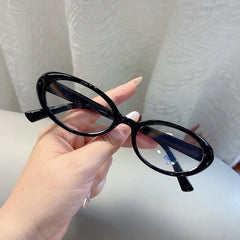 Full-Rim Oval Retro Eyeglasses