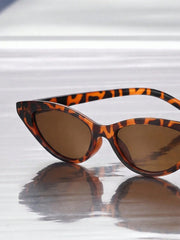 Cat Eye Narrow Frame Beach Sunglasses