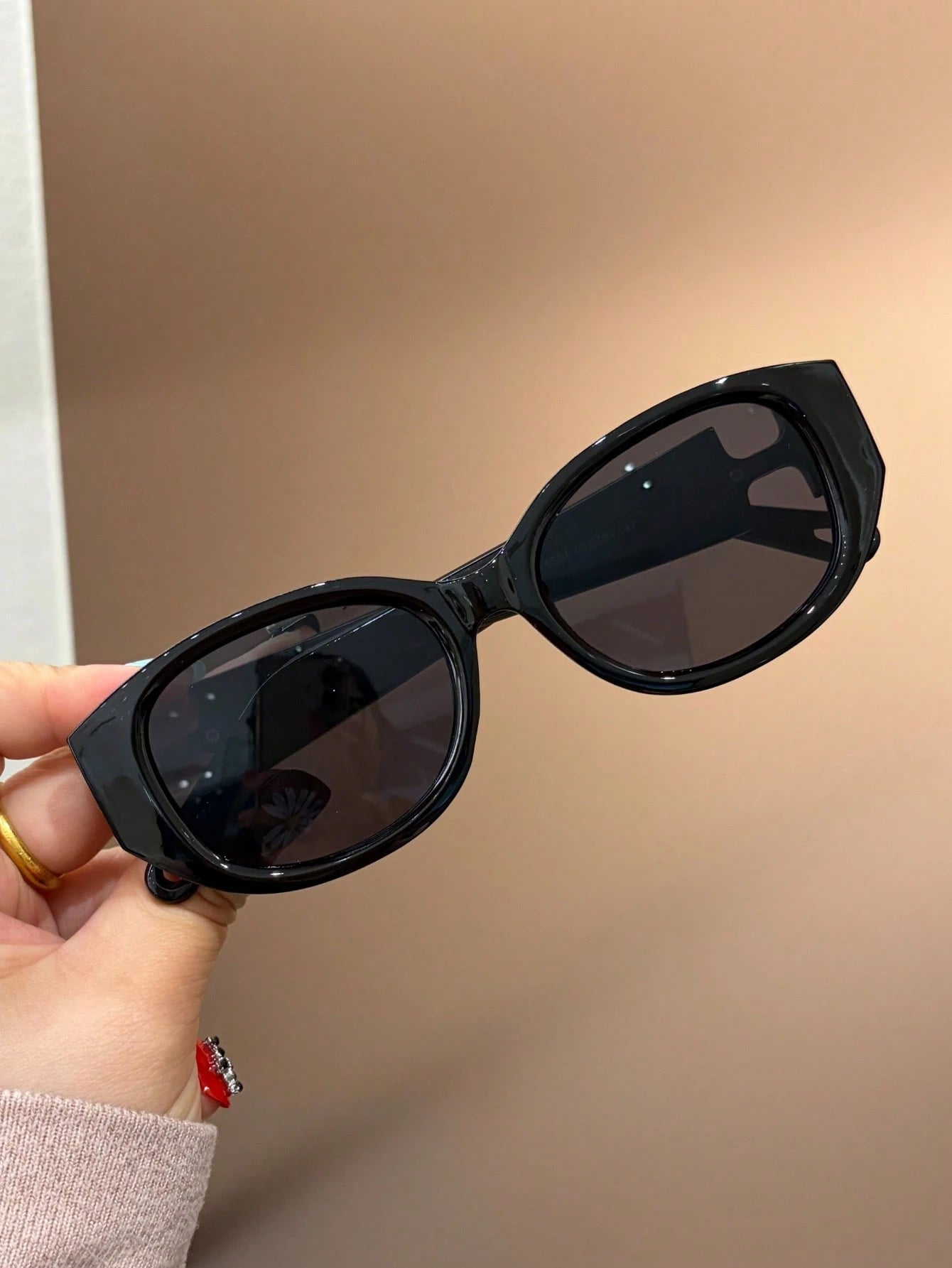 1pc Leopard Print Tortoiseshell Oval Frame Glasses