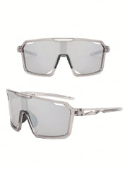 Large Frame Reflective Mercury Eyeglasses