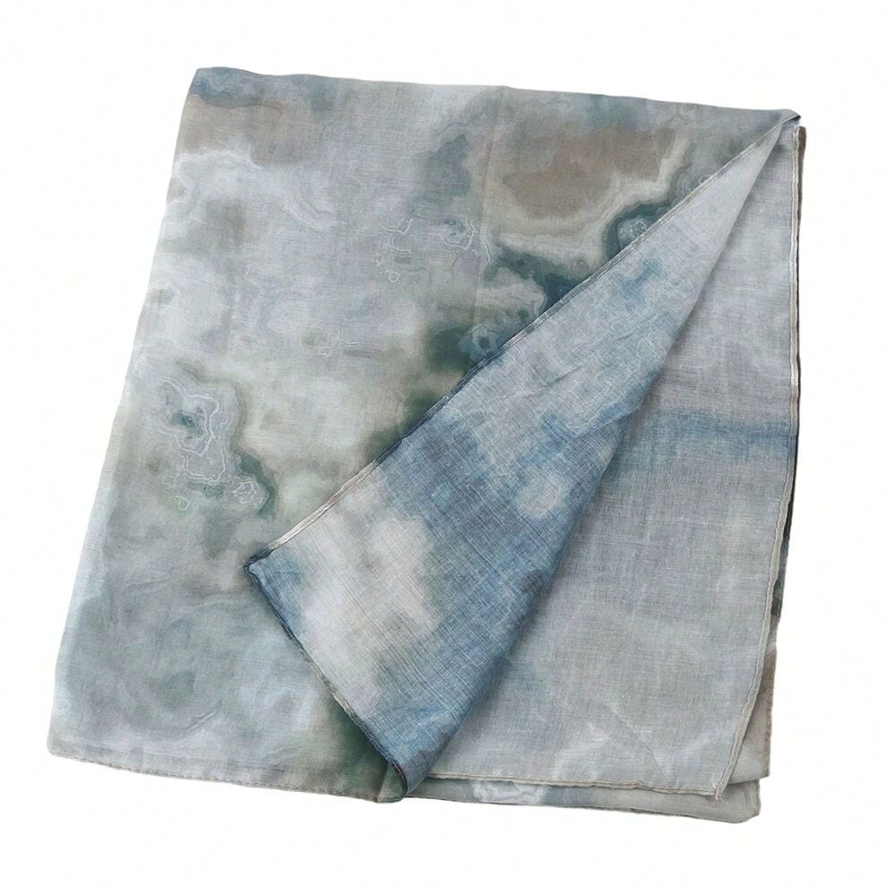 1PC Bohemian Ripple Tie-Dye Print Headscarf