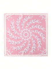 1pc Simple Printed Square Scarf