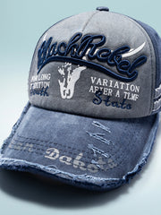 Rollcall Washed Distressed Street Style Khaki Baseball Cap