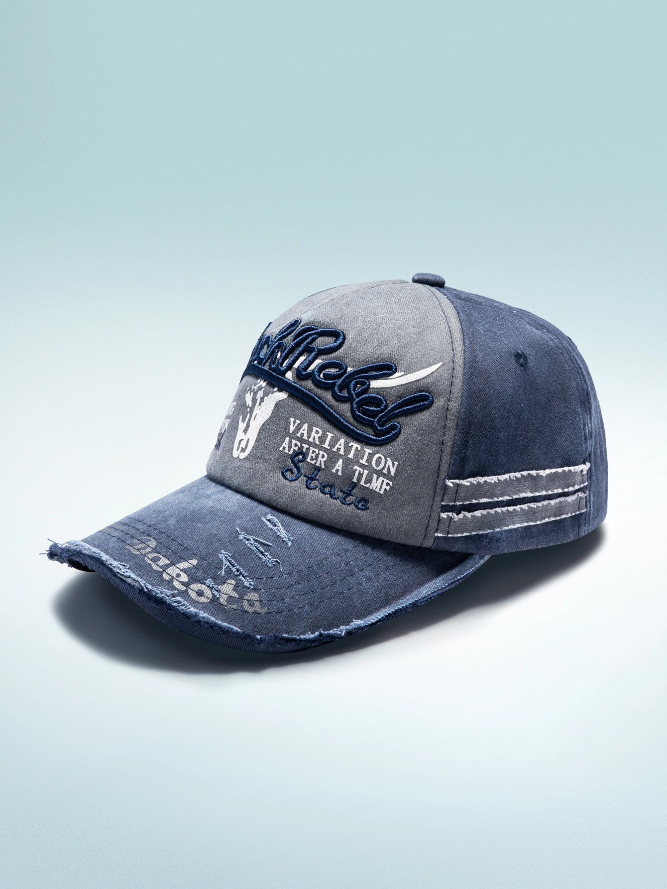 Rollcall Washed Distressed Street Style Khaki Baseball Cap