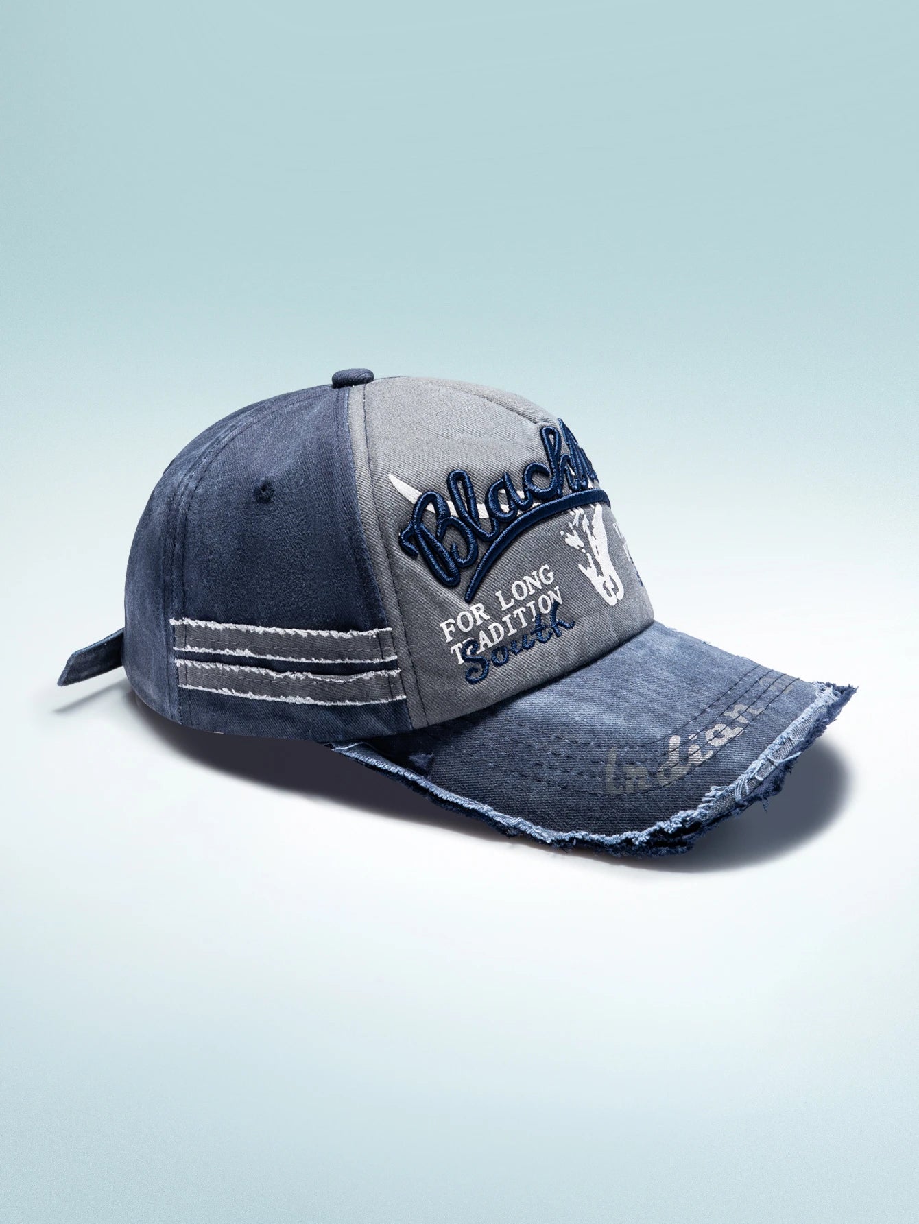 Rollcall Washed Distressed Street Style Khaki Baseball Cap