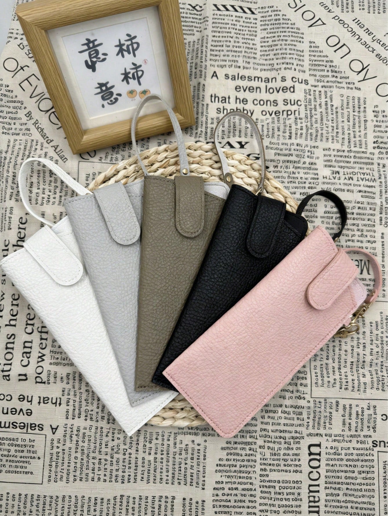 Hanging Leather Glasses Pouch