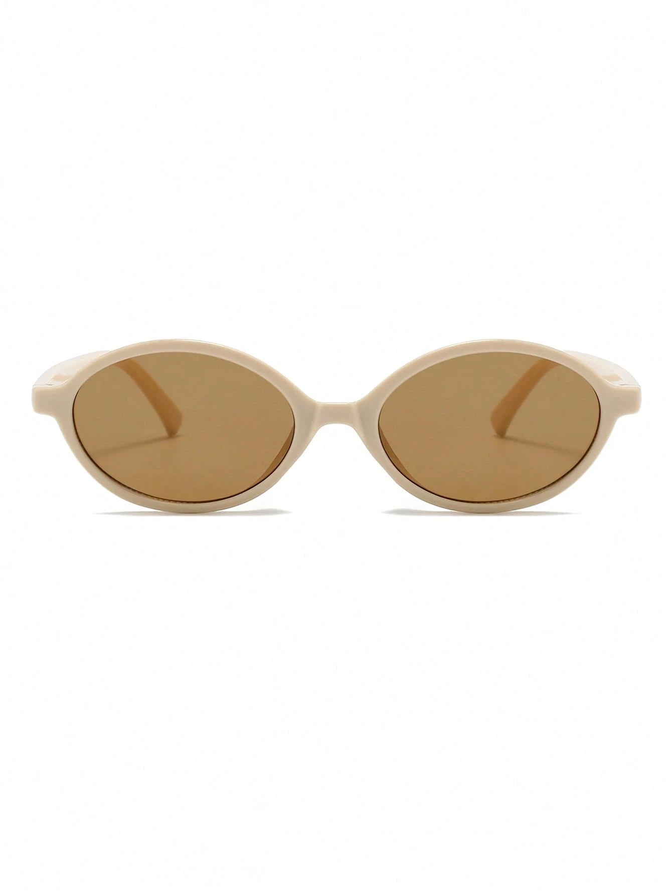 1pcs Oval PC Frame Vintage Chic Runway Sunglasses