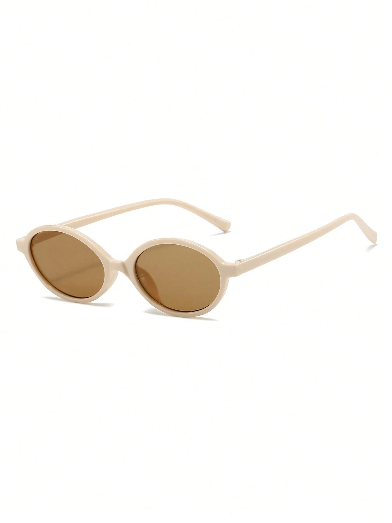 1pcs Oval PC Frame Vintage Chic Runway Sunglasses