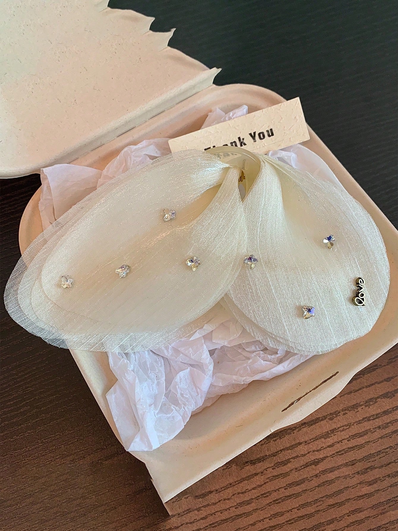 Elegant Minimalist Casual Butterfly Mesh Hair Claw