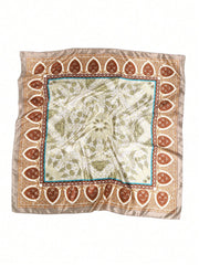 1pc Retro Style Silk Summer Beach Casual Headscarf