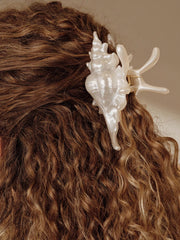 Boho Ocean Shell Design Hair Claw Clip