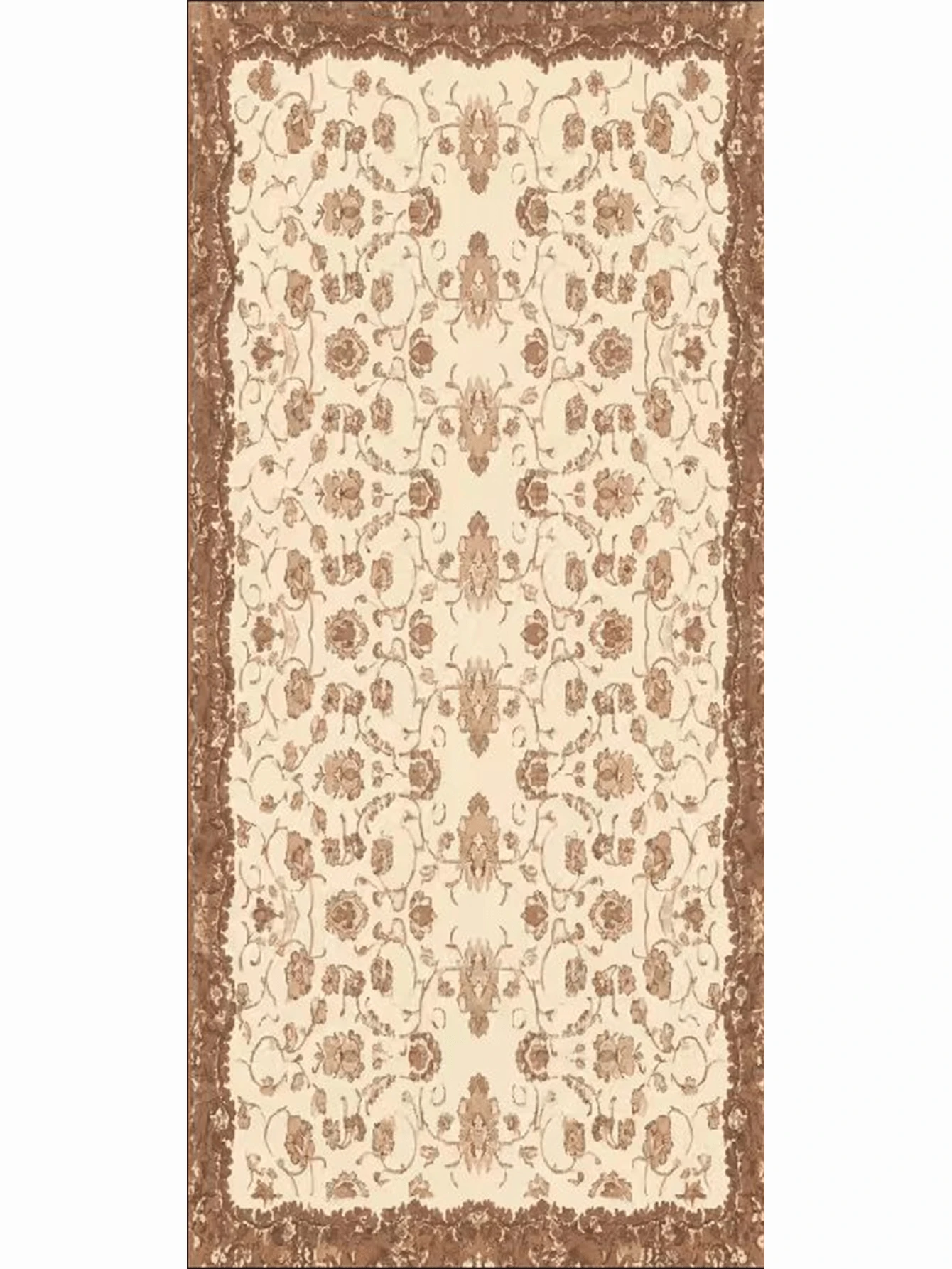 1pc Watercolor Floral Lace Printed Scarf
