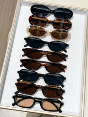 9pcs Casual Small Frame Sunglasses Set