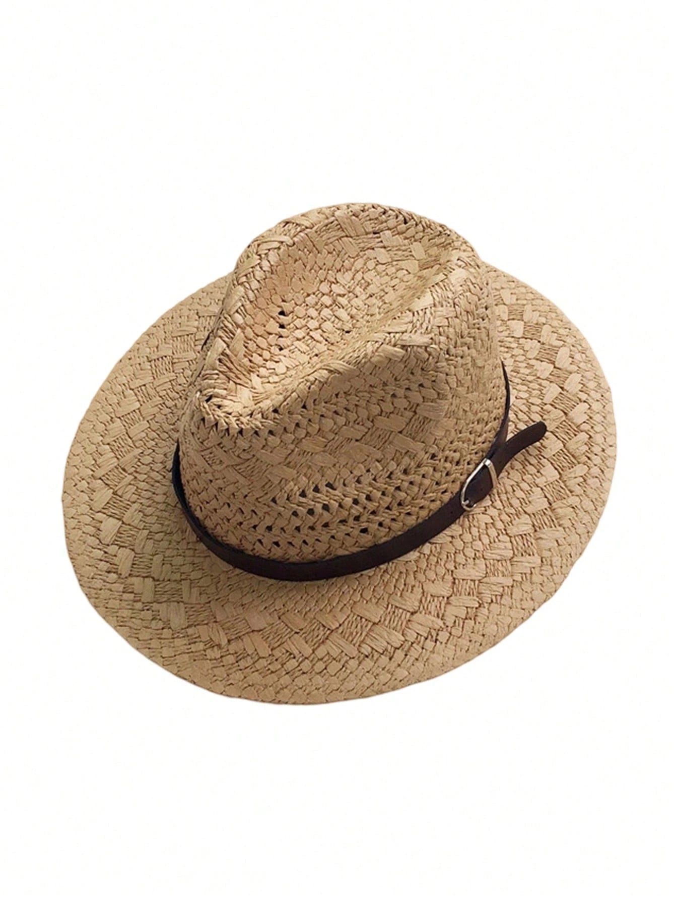 1pc Bohemian Style Polyester Fiber Straw Hat