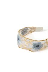 3Pcs Embroidered Flower Headbands