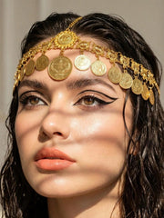 Arabian Style Gold Coin Tassel Pendant Hair