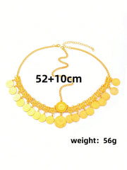 Arabian Style Gold Coin Tassel Pendant Hair