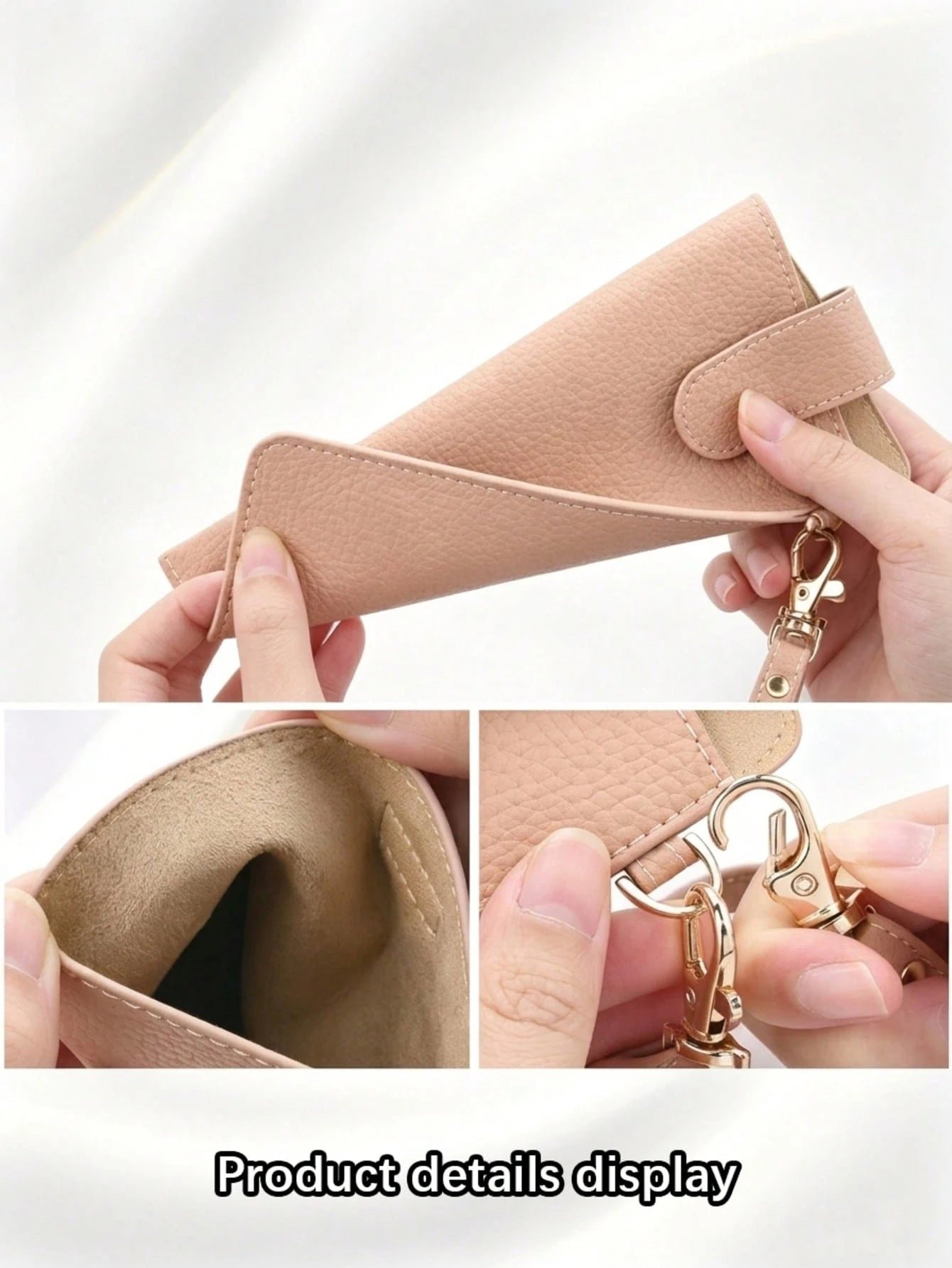 Hanging Leather Glasses Pouch
