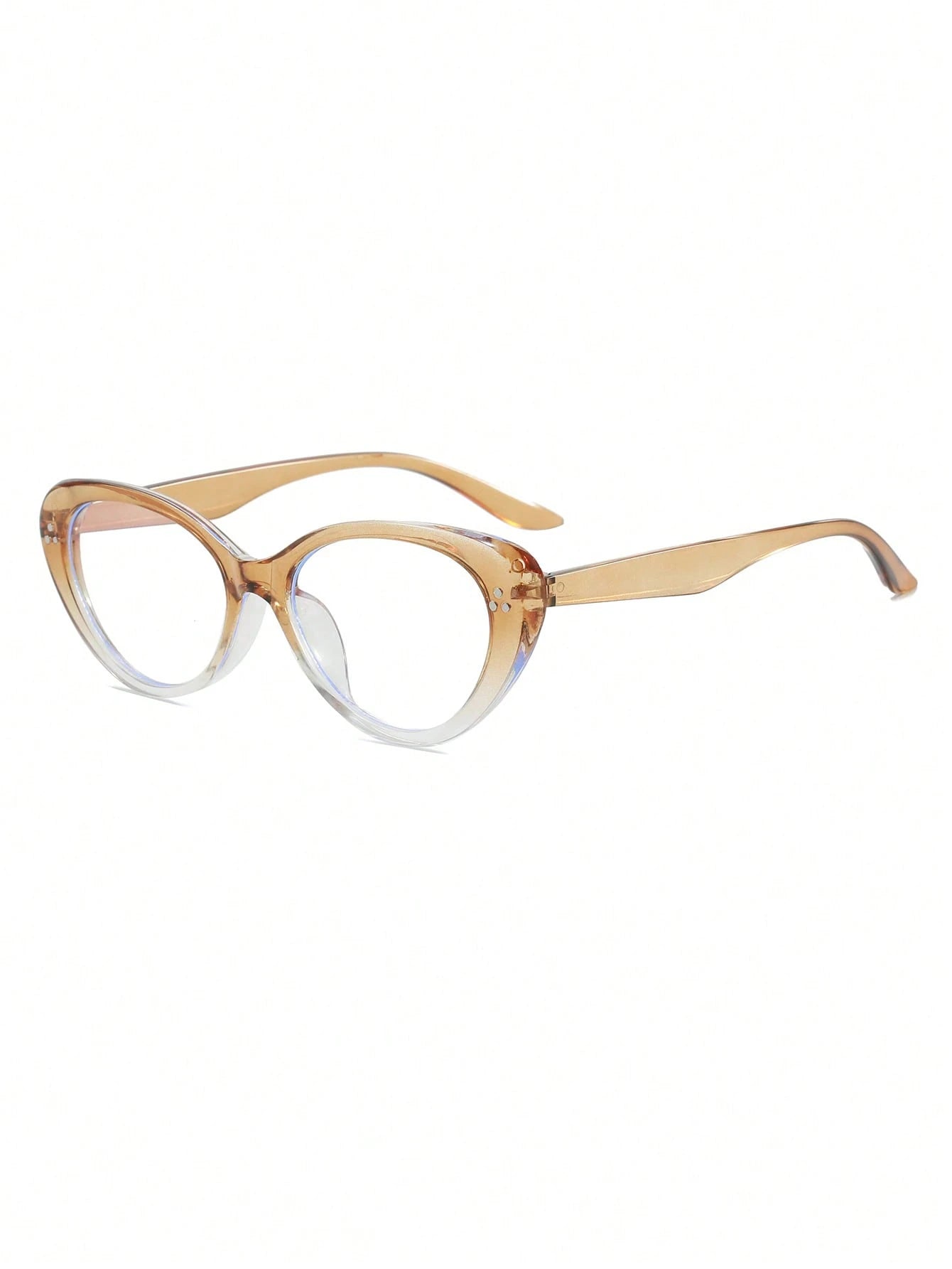 Ombre Cat Eye Minimalist Non-Prescription Glasses